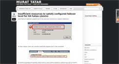 Desktop Screenshot of murattatar.net