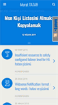 Mobile Screenshot of murattatar.net